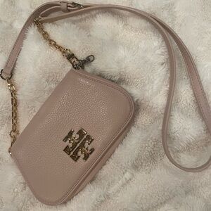 Tory Burch Pink Leather Crossbody Bag